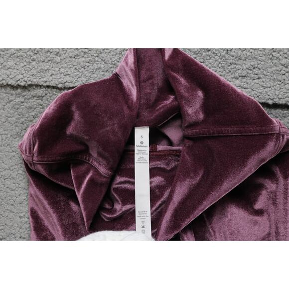 Lululemon Legging 6 Deep Maroon Wunder Under Special Edition Velvet Garnet - Picture 7 of 11